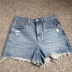 Uniqlo High Rise Denim Shorts